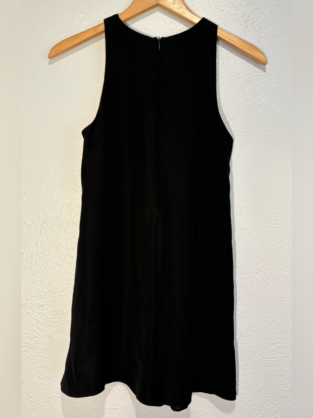 Zara Classic Black Sleeveless A-Line Split Dress, Sz-M